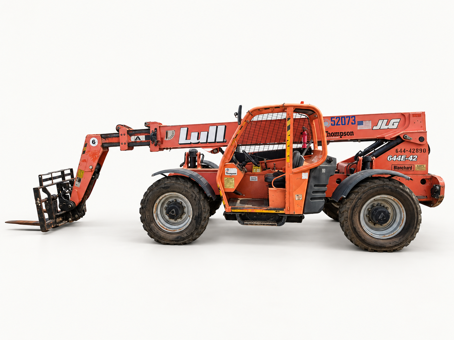 2012 Lull 644E-42 Telescopic Forklift — background edited